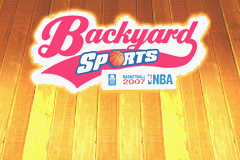Backyard Sports - Basketball 2007 Title Screen